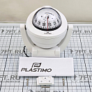 Купить Компас Plastimo Offshore 75 63866 12/24В для судна 5-8м c белой конической картушкой Ø70мм в белом корпусе Ø100мм на кронштейне 7ft.ru в интернет магазине Семь Футов