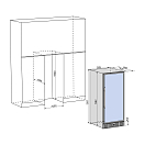 Купить Винный шкаф однозонный с демонстрационной полкой Libhof Sommelier SO-127 Silver 595х680х1397мм на 127 бутылок серебристый встраиваемый/отдельностоящий 7ft.ru в интернет магазине Семь Футов