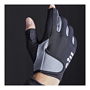 Купить Перчатки спортивные без 2 пальцев Deckhand Gill 7053XXL размер XXL черные из нейлона/полиуретана 7ft.ru в интернет магазине Семь Футов