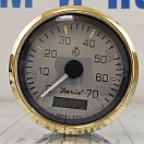Купить Тахометр со счетчиком моточасов Faria Signature Gold Style 34540 12В 7000 об/мин Ø85мм серый-золотистый с подсветкой для подвесных моторов 7ft.ru в интернет магазине Семь Футов