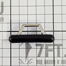 Купить Ползун грота Bainbridge A032 51x3мм Ø9мм из черного нейлона и нержавеющей стали 7ft.ru в интернет магазине Семь Футов