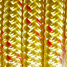 Купить Трос плетеный из Dyneema SK75 оплетка из PesHT Benvenuti SK75-P-* Ø10мм желтый с красной сигнальной прядью 7ft.ru в интернет магазине Семь Футов