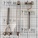 Купить Талреп открытый вилка/вилка Quinlong 81303JJ 3/8" со стопорным болтом из нержавеющей стали SS316 7ft.ru в интернет магазине Семь Футов