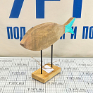 Купить Фигурка рыбы на подставке Marine business 22118 Cocoa 460×445×85мм из мангового дерева с бирюзовой эмалевой отделкой 7ft.ru в интернет магазине Семь Футов