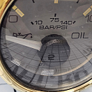 Купить Индикатор давления масла Faria Signature Gold Style 2" 14525 Ø52мм 12В 10-180Ом шкала 0-10бар(0-140psi) серый/золотистый 7ft.ru в интернет магазине Семь Футов