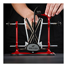 Купить Станок для заточки ножей Warthog Sharpeners 580082 V-Sharp A4 4 угла заточки 15°-20°-25°-30° стержни 325 грит корпус из красного окрашенного металла 7ft.ru в интернет магазине Семь Футов
