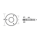 Купить Цинковый анод Tecnoseal 02501 Ø150x15мм кольцевой для подруливающих устройств 7ft.ru в интернет магазине Семь Футов