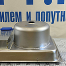 Купить Газовая одноконфорочная варочная панель Marine Rocket MR902SGSS 530x325мм с круглой мойкой слева из нержавеющей стали AISI304 и крышкой из закаленного дымчатого стекла 7ft.ru в интернет магазине Семь Футов