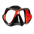 Купить Маска для плавания Mares X-Vision Ultra LS 411052 черно-красный/черно-красный прозрачные стекла из бисиликона 7ft.ru в интернет магазине Семь Футов