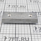 Купить Цинковый пластинчатый анод Tecnoseal 00213 130x50x17мм 7ft.ru в интернет магазине Семь Футов