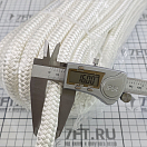 Купить Трос швартовый с огоном Santong Rope STMLW07 Ø16ммx10м из белого полиэстера 18-прядного плетения 7ft.ru в интернет магазине Семь Футов