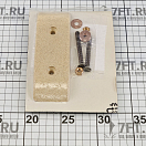 Купить Пластина заземления Glomex RA203 155x51x13мм площадь 1,15м²(12,4фут²) в комплекте со специальным крепежом 7ft.ru в интернет магазине Семь Футов
