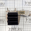 Купить Импеллер со шлицами CEF 500114.T Ø65x50,1мм вал Ø14,29/16мм 10 лопастей 20 профиль для помпы охлаждения двигателя из чёрного неопрена, Osculati 16.194.26 7ft.ru в интернет магазине Семь Футов