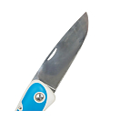 Купить Складной нож Wichard Aquaterra 65271 115мм гладкое лезвие 80мм из нержавеющей стали голубой/белый для судов, купить спасательное снаряжение в интернет-магазине 7ft.ru в интернет магазине Семь Футов
