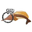 Купить Брелок «Морские обитатели» из дерева разных пород с простой фурнитурой Foresti & Suardi PCLE057 7ft.ru в интернет магазине Семь Футов