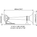 Купить Горн туманный электропневматический с компрессором Marco PW2 15000012 12 В для судов длиной 12 - 20 м 7ft.ru в интернет магазине Семь Футов
