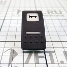 Купить Клавиша с подсвечиваемым символом Горн из черного поликарбоната для выключателя Marina R II, Osculati 14.299.42 7ft.ru в интернет магазине Семь Футов