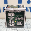 Купить Набор компактно складываемых кастрюль Magma Popote из нержавеющей стали, Osculati 48.700.01 7ft.ru в интернет магазине Семь Футов
