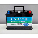 Купить Аккумулятор литий-ионный стартовый LitJet 12100S-57217 12В 100Ач 1280Вт IP65 274х175х190мм с подогревом и bluetooth 7ft.ru в интернет магазине Семь Футов