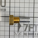 Купить Цинковый анод системы охлаждения Beta Marine 209-61840 38,7x20X9,5мм с латунной заглушкой для двигателей Beta 10-90 7ft.ru в интернет магазине Семь Футов