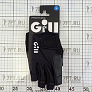 Купить Перчатки спортивные Gill Championship 7243-BLK01-L с открытыми пальцами размер L черные из нейлона/полиуретана с тканью Dura-Grip на ладони 7ft.ru в интернет магазине Семь Футов