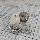 Купить Мачта выдвижная угловая с круговым огнём Evoled 360° серебристого цвета 12В 2Вт 600мм с основание на горизонтальную поверхность и плоским креплением для судов до 20м, Osculati 11.039.62 7ft.ru в интернет магазине Семь Футов