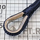 Купить Сплесненный швартовочный трос Mooring line Ø10ммx6м 1200кг из синего полиэфира с коушем из нержавеющей стали, Osculati 06.443.80 7ft.ru в интернет магазине Семь Футов