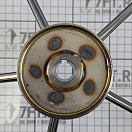 Купить Штурвал/рулевое колесо Savoretti Armando 4345140 Ø400мм из нержавеющей стали AISI316 с оправкой из тикового дерева 7ft.ru в интернет магазине Семь Футов