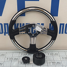 Купить Рулевое колесо из нержавеющей стали Ultraflex Vivara CH/P 64643G + 40119D 350 мм 7ft.ru в интернет магазине Семь Футов