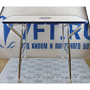 Купить Складной стол палубный 800х400х610мм прямоугольный из белого верзалита и алюминия, Osculati 48.354.02 7ft.ru в интернет магазине Семь Футов