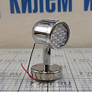 Купить Точечный LED светильник 8-30В 3,2Вт 154Лм 3000-3200К угол освещения 120° корпус из нержавейки с выключателем, Osculati 13.947.10 7ft.ru в интернет магазине Семь Футов