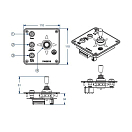 Купить Контрольная панель управления DHR PAN2016 24 В 5 Вт 110 x 110 мм для фара-искателя DHR300RCB 7ft.ru в интернет магазине Семь Футов