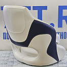 Купить Судовое кресло Newstarmarine Premium Captain's Bucket 75177WB 620x570x550мм без стойки обивка из бело-синего винила 7ft.ru в интернет магазине Семь Футов