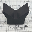Купить Упор для форштевня CIM 3206-0102 из чёрной резины 100 x 75 мм 7ft.ru в интернет магазине Семь Футов