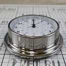 Купить Часы кварцевые судовые ANVI Termometros 32.0215 Ø120/95x40мм из полированной нержавеющей стали AISI 304L с арабскими цифрами 7ft.ru в интернет магазине Семь Футов