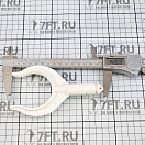 Купить Уключина CIM 0604-1603 ось Ø17мм вилка 50мм из белой пластмассы 7ft.ru в интернет магазине Семь Футов