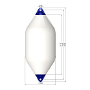 Купить Кранец швартовый Polyform F11 Ø590x1455мм 275л надувной из синего ПВХ для судов от 18м 7ft.ru в интернет магазине Семь Футов