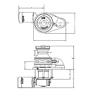 Купить Вертикальная лебедка без барабана Vetus P100430 Maxwell тип 1500VWCLP 24В 1200Вт 850кг цепь Ø6-10мм для судов до 16м и палубы 100мм 7ft.ru в интернет магазине Семь Футов