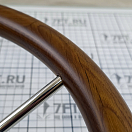 Купить Штурвал/рулевое колесо Savoretti Armando 4345140 Ø400мм из нержавеющей стали AISI316 с оправкой из тикового дерева 7ft.ru в интернет магазине Семь Футов