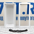 Купить Боковой карман с сеткой 540x244x120мм из белого пластика, Osculati 20.025.60 7ft.ru в интернет магазине Семь Футов