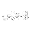 Купить Вентилятор радиальный сдвоенный Spal 006-B39-22 351х140х168мм 24В 16А 1200м3/ч 7ft.ru в интернет магазине Семь Футов