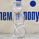 Купить Держатель трёх стаканов 311x106мм Ø90мм крепление шпилькой из нержавеющей стали AISI316, Osculati 48.429.03 7ft.ru в интернет магазине Семь Футов