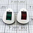 Купить Комплект бортовых огней Easterner C91004-1 красный/зелёный 112,5° 12В 5Вт 90x55мм видимость 1 миля в корпусе из белого пластика для судов до 7м 7ft.ru в интернет магазине Семь Футов