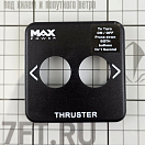 Купить Панель управления подруливающим устройством Max Power 318200 IP67 65x65мм чёрная 7ft.ru в интернет магазине Семь Футов