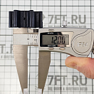 Купить Крыльчатка/импеллер со штифтом CEF 500121GX Ø39,6x19,2мм посадочное Ø12мм 6 лопастей из черного неопрена 4 профиль, Osculati 16.194.02 7ft.ru в интернет магазине Семь Футов