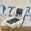 Купить Судовое кресло с болстером Delux Sport Marine Rocket MR18004 620x520x400мм без стойки обивка из бело-синего винила 7ft.ru в интернет магазине Семь Футов