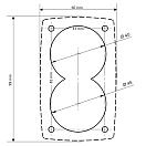 Купить Панель управления Johnson Pump 81-36105-01 12В/24В для унитазов Aqua-T с электроприводом 7ft.ru в интернет магазине Семь Футов