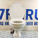 Купить Стандартный судовой унитаз с электрической прокачкой SEAFLO SFMTE1-01-R 12В 492x335x360мм чаша из белой керамики и сиденье из белого пластика 7ft.ru в интернет магазине Семь Футов