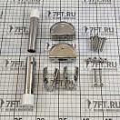 Купить Трап складной стандартный 630х260мм 3 ступеньки для крепления на кормовой части нержавеющая сталь AISI316, Osculati 49.572.03 7ft.ru в интернет магазине Семь Футов