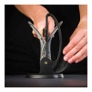 Купить Станок для заточки ножей Warthog Sharpeners 580020 V-Sharp Curve угол заточки 25° нерегулируемые стержни 325 грит корпус из черного АБС-пластика 7ft.ru в интернет магазине Семь Футов